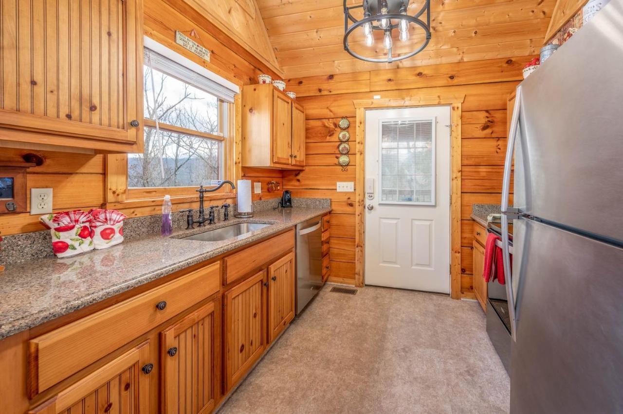 Over The Mountain - Smoky Mountain View Cabin 塞维尔维尔 外观 照片