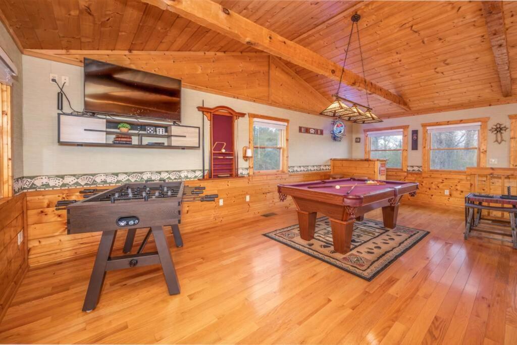 Over The Mountain - Smoky Mountain View Cabin 塞维尔维尔 外观 照片