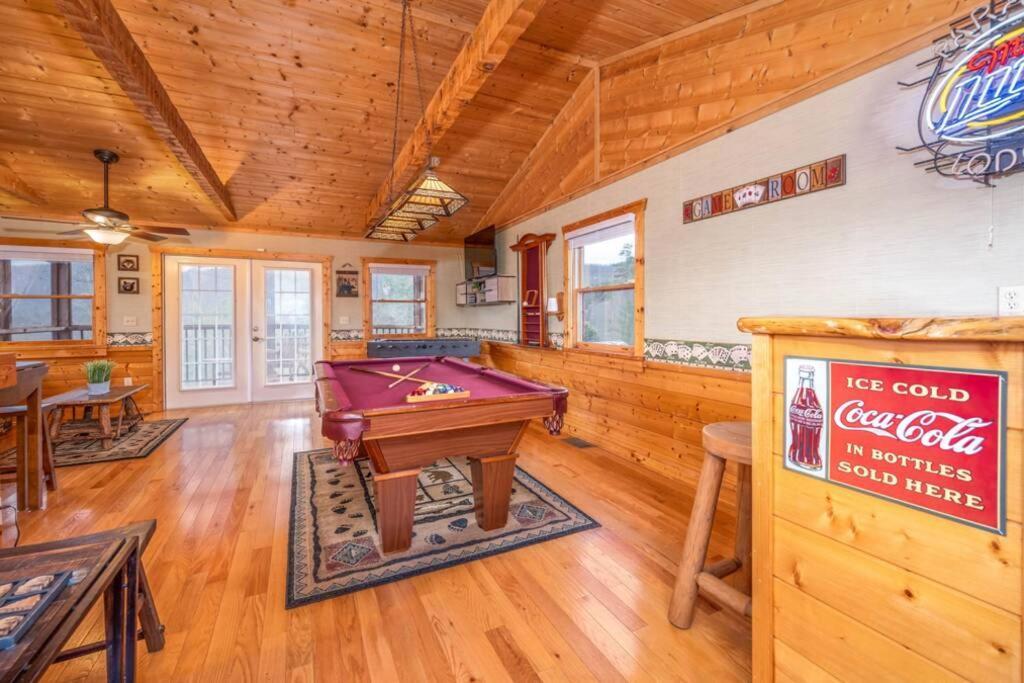 Over The Mountain - Smoky Mountain View Cabin 塞维尔维尔 外观 照片